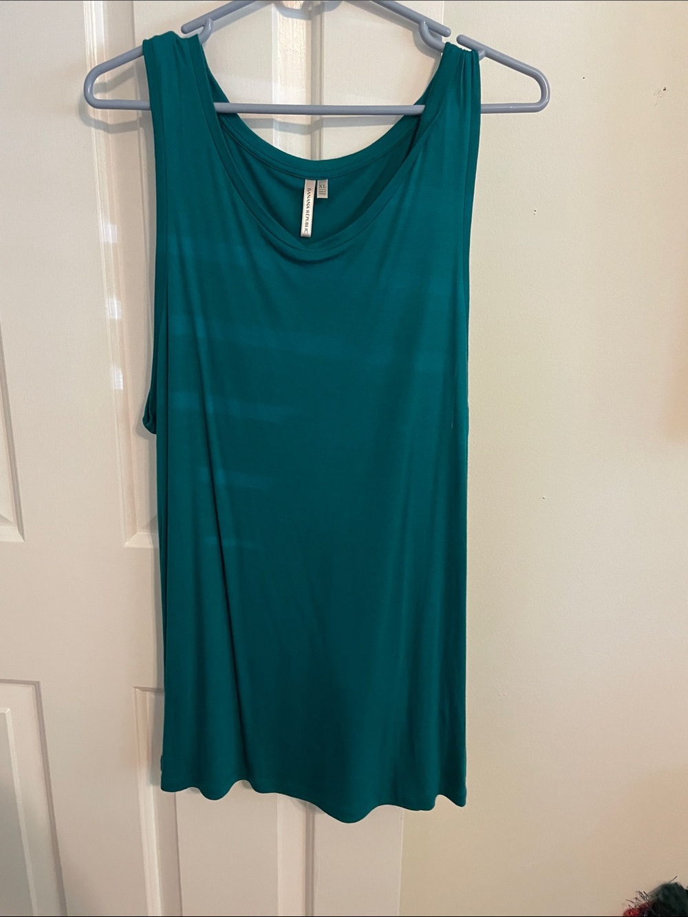Women's Teal Sleeveless Tank Top - Banana Republic